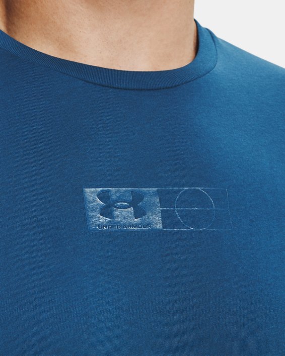 Men's UA Soccer Icon T-Shirt, Blue, pdpMainDesktop image number 3